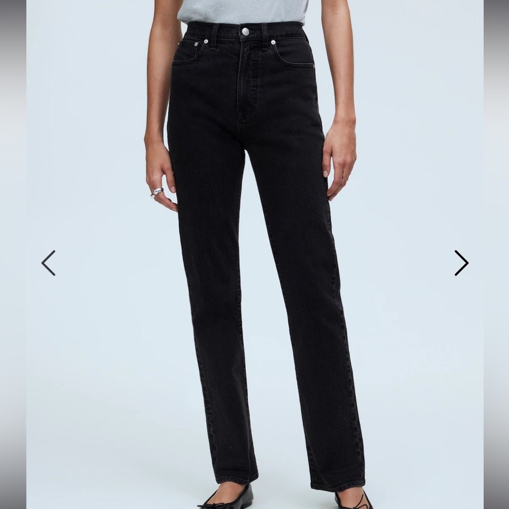 Madewell Black 90s straight 33T